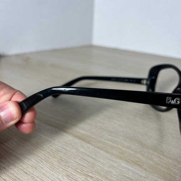 Dolce & Gabbana DD8075 501/T3 Black Oversized Sunglasses 58-16-135 FRAMES ONLY main image 14